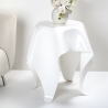 Table haute ronde design en plexiglas transparent Drappeggi Vente