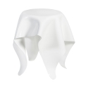 Table haute ronde design en plexiglas transparent Drappeggi Remises