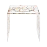 Table basse moderne en plexiglas transparent 50x40x50cm 80'S Big Caractéristiques