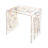 Moderne salontafel in transparant plexiglas 50x40x50cm 80'S Big Keuze