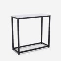 Console d'entrée moderne en métal 80x30x75cm Nigel Caractéristiques