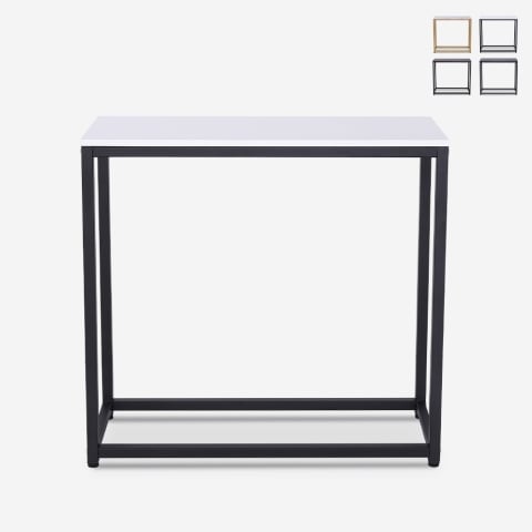 Console d'entrée moderne en métal 80x30x75cm Nigel Promotion