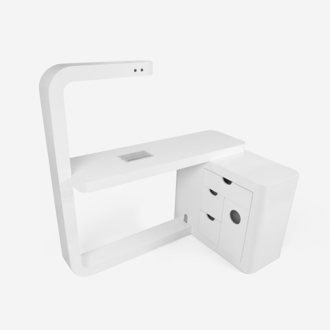 Table manucure professionnelle avec aspirateur et lumière LED Quasar Promotion
