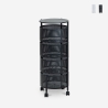 Moderne keuken fruitmand kar met 4 draaibare manden Rodin L Aanbieding