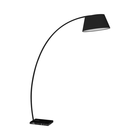 Lampe sur pied arc métal noir avec base en marbre h205 cm Stelo

Lampe de sol arc en métal noir avec base en marbre h20 Promotio