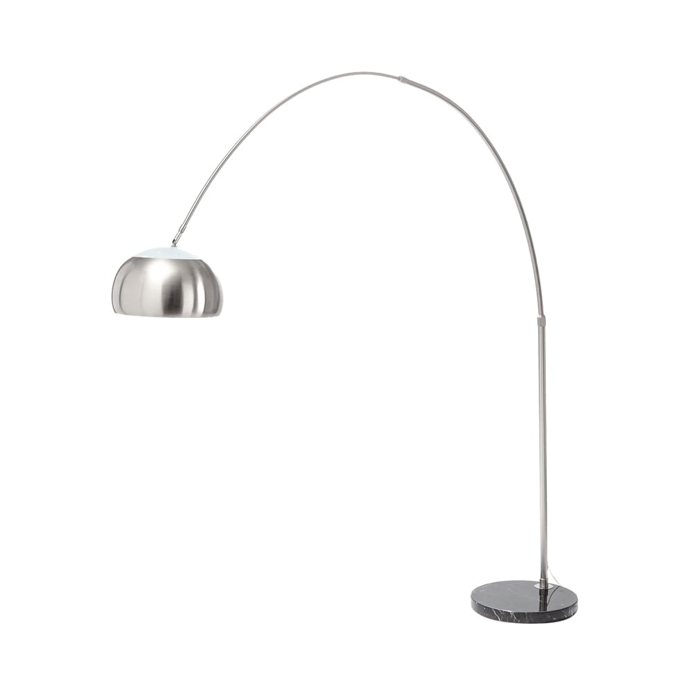 Lampe en arc en métal avec base en marbre h220 cm Bow Promotion Lampe en arc en métal avec base en marbre h220 cm Bow Promotion