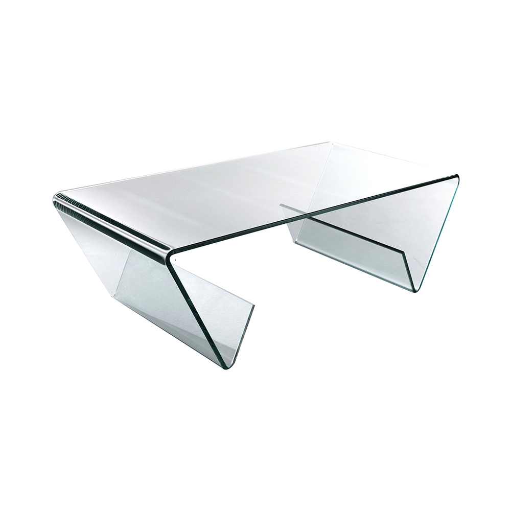 Table basse en verre 110x55cm avec box porte-revues design Pyramid Promotion Table basse en verre 110x55cm avec box porte-revues design Pyramid Promotion