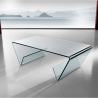 Glazen salontafel 110x55cm met tijdschriftenvak Pyramid Verkoop