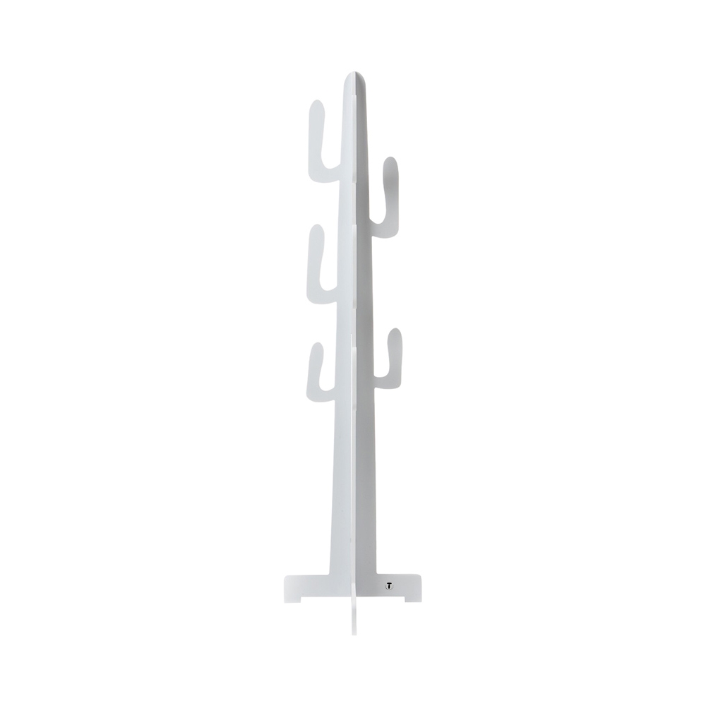Porte-manteau sur pied cactus en bois blanc h160cm Texas Promotion Porte-manteau sur pied cactus en bois blanc h160cm Texas Promotion