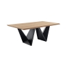 Table de salle à manger 200x100cm moderne base design 8 places Dabliu Promotion