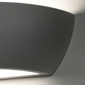 Minimalistische moderne witte keramische wandlamp Salem Kortingen