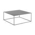 Table basse en métal gris anthracite 80x80cm Omaha bis Promotion