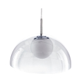 Lustre de plafond suspendu avec abat-jour transparent Brisbane Promotion