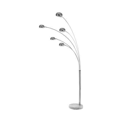 Lampe sur pied moderne 5 abat-jours orientables h216 cm Wellington Promotion