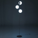 Moderne vloerlamp met 3 verstelbare lampenkappen h160 cm Roebuck Verkoop