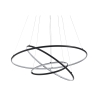 LED Hanglamp met Gevlochten Ringen Ø80 cm Kering Aanbieding