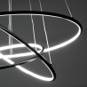 LED Hanglamp met Gevlochten Ringen Ø80 cm Kering Korting