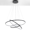 LED Hanglamp met Gevlochten Ringen Ø80 cm Kering Kortingen