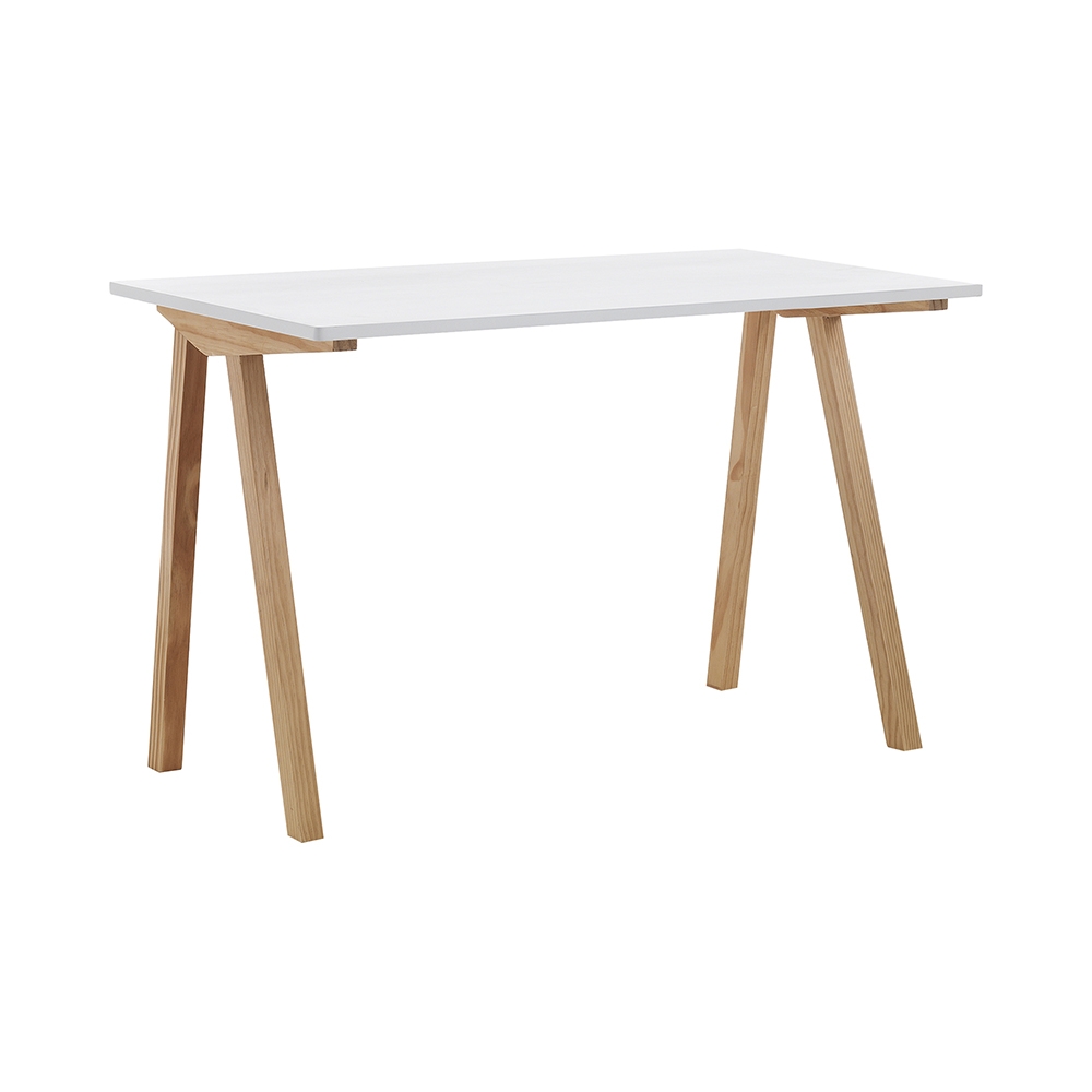 Bureau modulable blanc et chêne 120x76x60cm Lennis Promotion Bureau modulable blanc et chêne 120x76x60cm Lennis Promotion