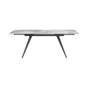 Uitschuifbare eettafel met keramisch blad 140-200x81cm Onice Kortingen
