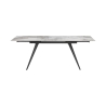 Uitschuifbare eettafel met keramisch blad 140-200x81cm Onice Kortingen