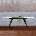 Uitschuifbare eettafel met keramisch blad 140-200x81cm Onice Keuze