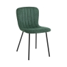 Set van 4 moderne keuken- en eetkamerstoelen in stof Karya 