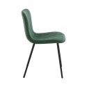 Set van 4 moderne keuken- en eetkamerstoelen in stof Karya 