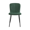 Set van 4 moderne keuken- en eetkamerstoelen in stof Karya 