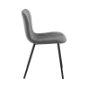 4 chaises de cuisine séjour salle à manger modernes en tissu Karya Remises