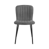 4 chaises de cuisine séjour salle à manger modernes en tissu Karya Réductions