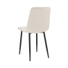 4 chaises de salon cuisine en velours effet matelassé Corfù Catalogue