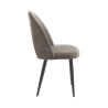 Lot de 4 chaises de cuisine modernes rembourrées en similicuir Bounty Old Remises