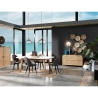 Lot de 4 chaises de cuisine modernes rembourrées en similicuir Bounty Old Vente