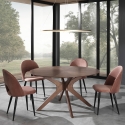 Lot de 4 chaises de cuisine salle à manger design moderne Bounty Vente