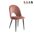 Lot de 4 chaises de cuisine salle à manger design moderne Bounty Promotion