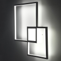 Moderne geometrische Led wandlamp design plafondlamp Rhos Afmetingen