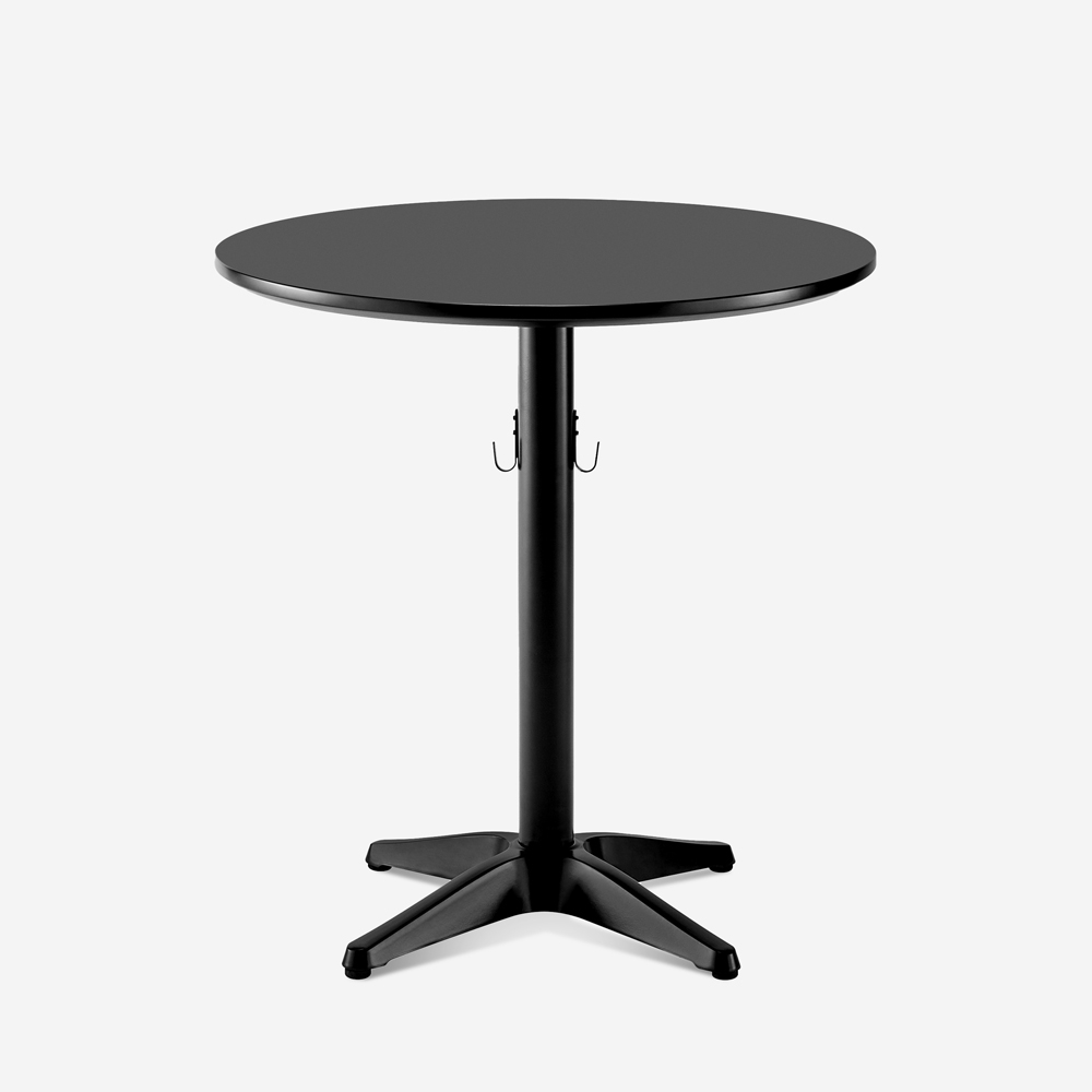 Table ronde 70cm pour bar pub restaurant avec crochet pour sac Engys Promotion Table ronde 70cm pour bar pub restaurant avec crochet pour sac Engys Promotion