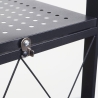 Étagère pliable de cuisine sur roulettes en métal 5 niveaux Kerry XL Offre