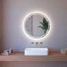 Ronde badkamer spiegel met LED verlichting en touch-bediening 75cm ETR131 Aanbieding
