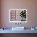 Miroir de salle de bain LED rétroéclairé 80x70cm anti-buée ETR100-M Promotion