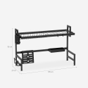 Égouttoir à vaisselle de cuisine sur évier 105x27x56cm Nalan Plus Choix