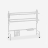 Égouttoir à vaisselle évier de cuisine gain de place 95x27x79 Teket Remises