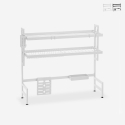 Égouttoir à vaisselle évier de cuisine gain de place 95x27x79 Teket Promotion