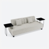 Canapé 3 places modulable avec coussins tables basses modulaires Salus Vente