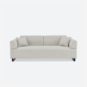 3-zits modulaire bank met kussens en modulaire tafels Salus Aanbod