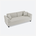 3-zits modulaire bank met kussens en modulaire tafels Salus Keuze