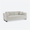 3-zits modulaire bank met kussens en modulaire tafels Salus Model