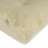 Rechts gemoduleerde vierzits hoekbank in corduroy fluweel Cady Velvet Keuze