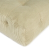 Modulaire 4-zits hoekbank links van ribfluweel Cady Velvet Keuze
